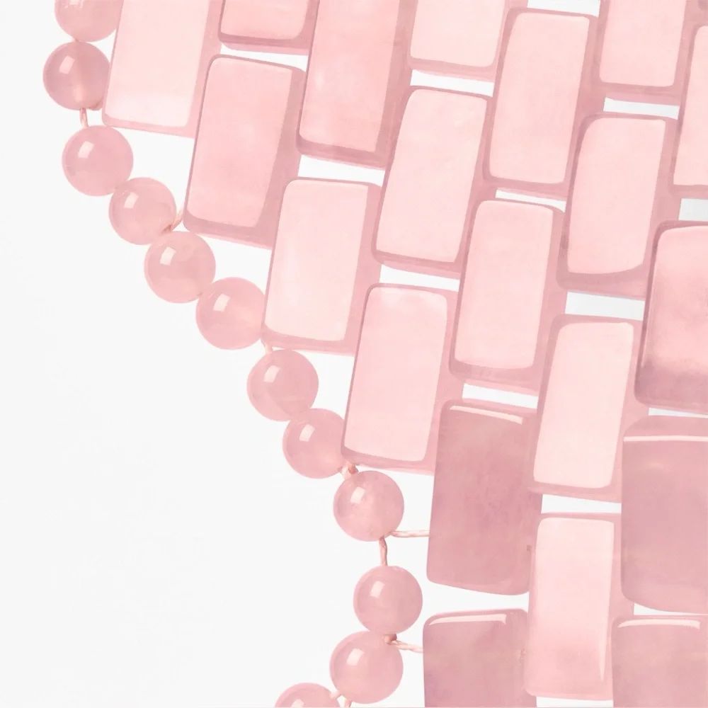 NWT Beauty Pie Rose Quartz Pink Stone Spa Eye Mask